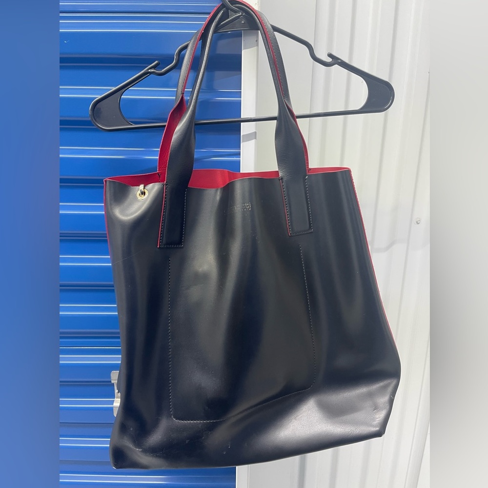 MADE IN ITALY LEATHER TOTE - GIANNOTTI